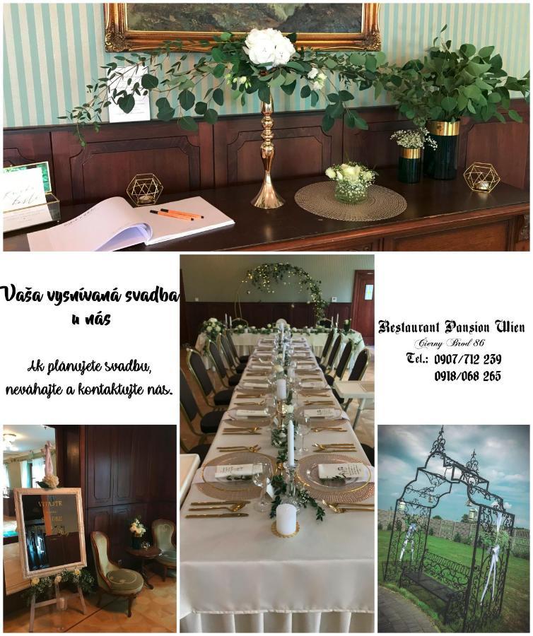 Restaurant Pansion Wien Cierny Brod Esterno foto