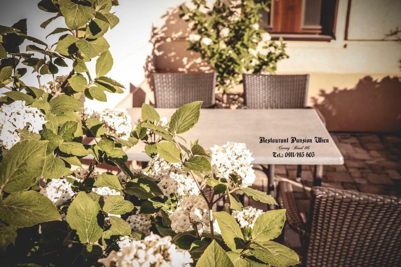 Restaurant Pansion Wien Cierny Brod Esterno foto